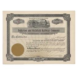 Fullerton And Richfield Railway Company