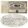 Image 1 : Northern Pacific Railroad Stock Issued To and Signed Twice by Pioneer Surgeon Joseph Pancoast