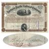 Image 1 : Northern Pacific Railroad Stock Issued To and Signed On Verso By Richard B. Mellon
