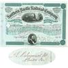 Image 1 : Northern Pacific Railroad Stock Issued To The Estate Of Famous Restuarantier Lorenzo Delmonico