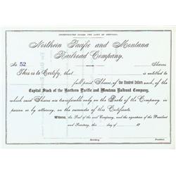 Northern Pacific And Montana Railroad Company