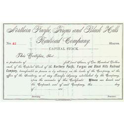 Northern Pacific, Fergus And Black Hills Railroad Company