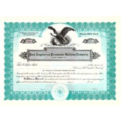 Port Angeles And Peninsular Railway Co. (eagle)