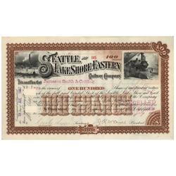 Seattle, Lake Shore And Eastern Railway Company