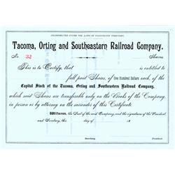 Tacoma, Orting And Southeastern Railroad Company