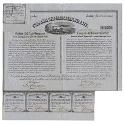 A Fine Early Railroad Bond From Venezuela - Eastern Railroad Company Bond 