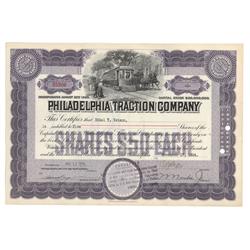 Philadelphia Traction Company Stock