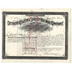Detroit Citizens Street Railway  Company
