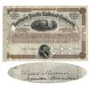 Northern Pacific Railroad Stock Issued To and Endorsed on Verso by Congressman and Pennsylvania Supr