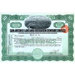 San Antonio Land & Irrigation Company, Limited