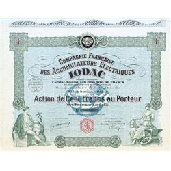 Compagnie Francaise Des Accumulateurs Electriques Iodac