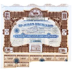 Societe Anonyme . Des Ets. Jules Richard