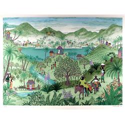 Jack Hofflander, Donkey Ride, Serigraph