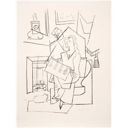 Pablo Picasso, Femme dans un Fauteuil, Lithograph 