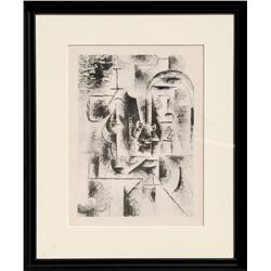 Pablo Picasso, Homme a la Pipe, Lithograph