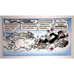 Al Capp, Dishonorably Discharged, Lithograph