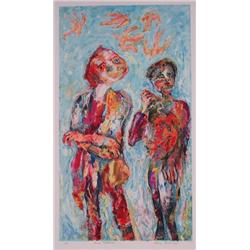 Sabina Teichman, Two Figures, Poster