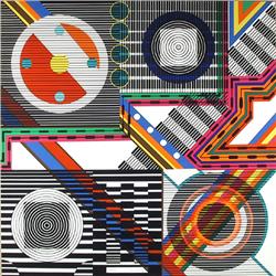 Leo Maranz, Abstract Op-Art Serigraph
