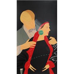 Alex Katz, Pas de Deux V, Red Grooms, Screenprint