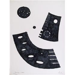 Berto Lardera, Homage a Rodin, Etching