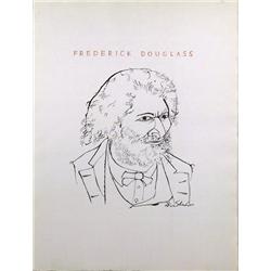 Ben Shahn, Frederick Douglass, Lithograph 