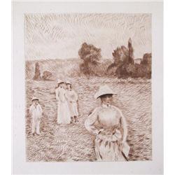 Claude Monet, Promenade, Etching