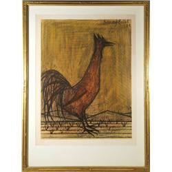 Bernard Buffet, Rooster, Lithograph