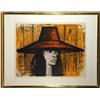 Image 1 : Bernard Buffet, Woman with Hat, Lithograph