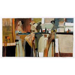 Yuri Tremler, Martini Bar Scene, Serigraph
