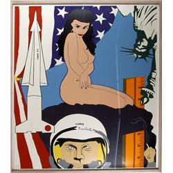 Allan D'Arcangelo, Icarus, Serigraph 