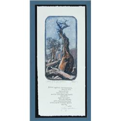 Roy Purcell, Ghosts in the Gray Granite, Aquatint Etching