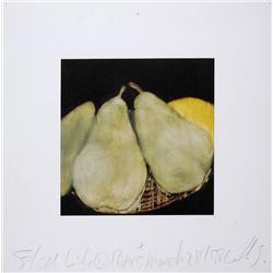 Donald Sultan, Still Life with Pears, Lithograph 
