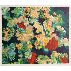 Joan Melnick, Coral 7, Lithograph