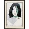 Image 1 : Andy Warhol, Mick Jagger (FS II.138), Screenprint