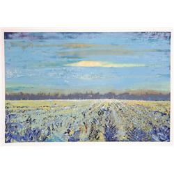 William Tolliver, In the Fields, Serigraph