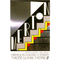Roy Lichtenstein, Merton of the Movies, Screenprint Foil Poster