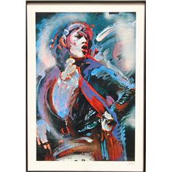 Peter Max, Mick Jagger, Lithograph
