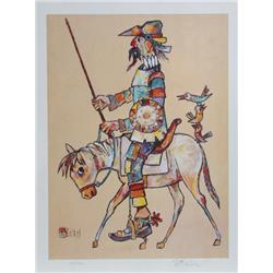 Jovan Obican, Don Quixote, Offset Lithograph