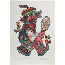Jovan Obican, Tennis Player, Offset Lithograph