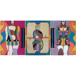 Richard Lindner, Fatal Stop, Silkscreen Triptych