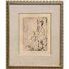 Image 1 : Jean Jansem, Seated Girl, Lithograph