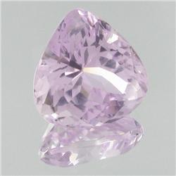 17.58ct Pink Pear Kunzite VVS Appraised $7k (GEM-16872)