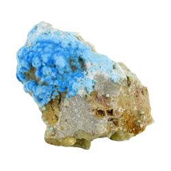 135ct VERY RARE Cyanotrichite Crystal Cluster (GEM-22453)