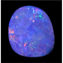 1.86ct Australian Black Opal Doublet Full Fire (GEM-22621D)