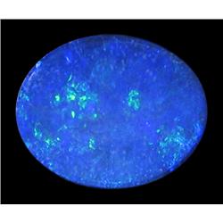 2.3ct Australian Black Opal Doublet Full Fire (GEM-22622D)