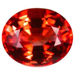 0.51ct Oval Orange Sapphire VVS (GEM-19311A)