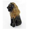 Image 2 : RARE Water Buffalo Horn Scrimshaw Lion  (CLB-588)