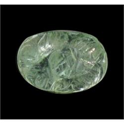 2.89ct. Stunning Green Beautiful Natural Carved Emerald  (GEM-22069)
