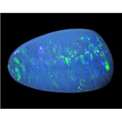 2.21ct Australian Black Opal Doublet Full Fire (GEM-22623C)
