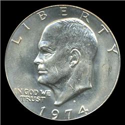 1974D IKE Dollar Graded MS64 (COI-4882)